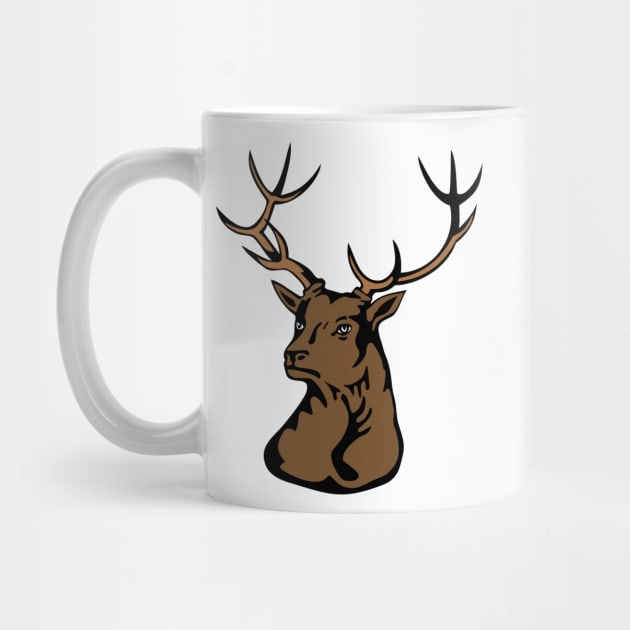 Vintage Buck Head Retro by retrovectors